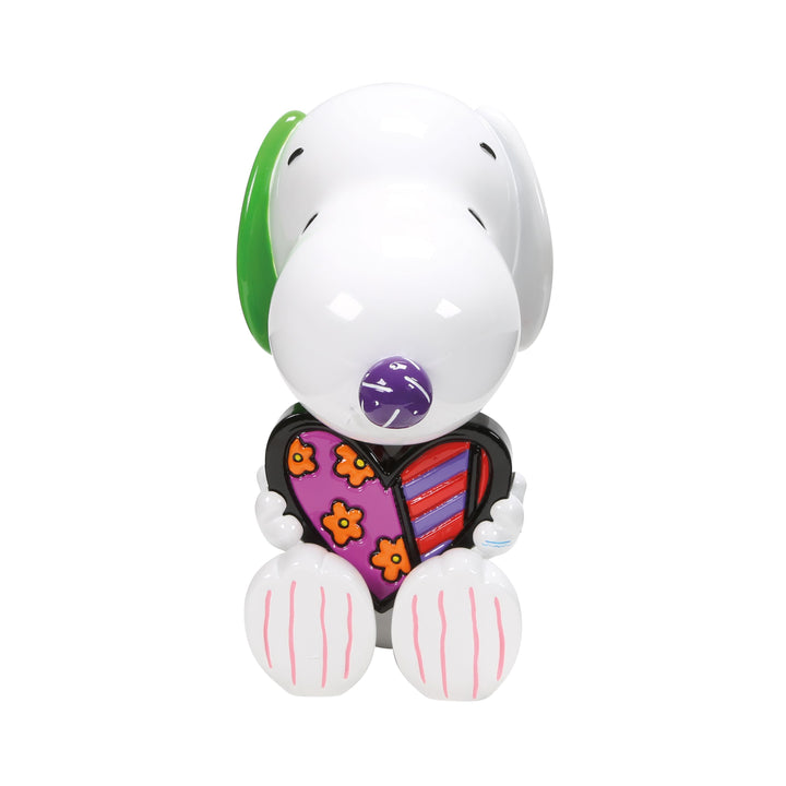 Peanuts Britto: Snoopy With Heart Big Figurine sparkle-castle