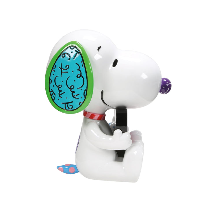 Peanuts Britto: Snoopy With Heart Big Figurine sparkle-castle