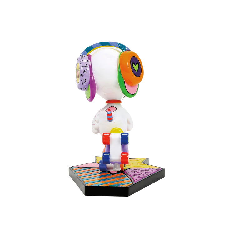 Peanuts Britto: Snoopy Roller Skate Figurine sparkle-castle