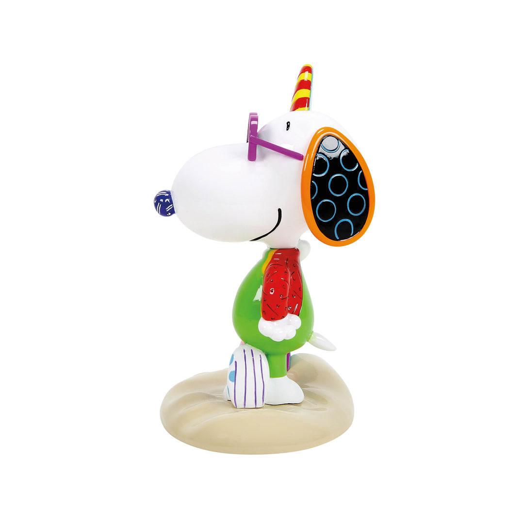 Peanuts Britto: Joe Cool Surf Figurine sparkle-castle