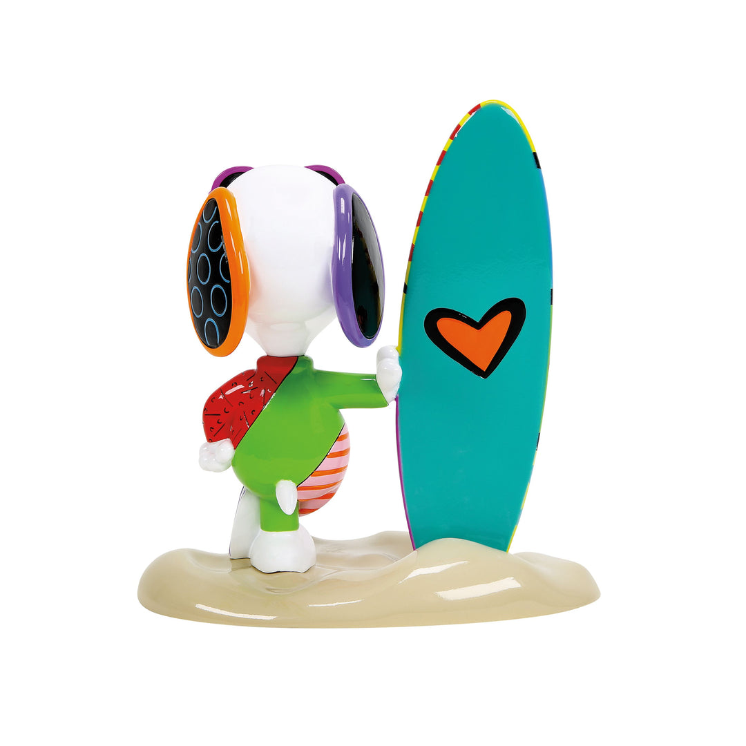 Peanuts Britto: Joe Cool Surf Figurine sparkle-castle