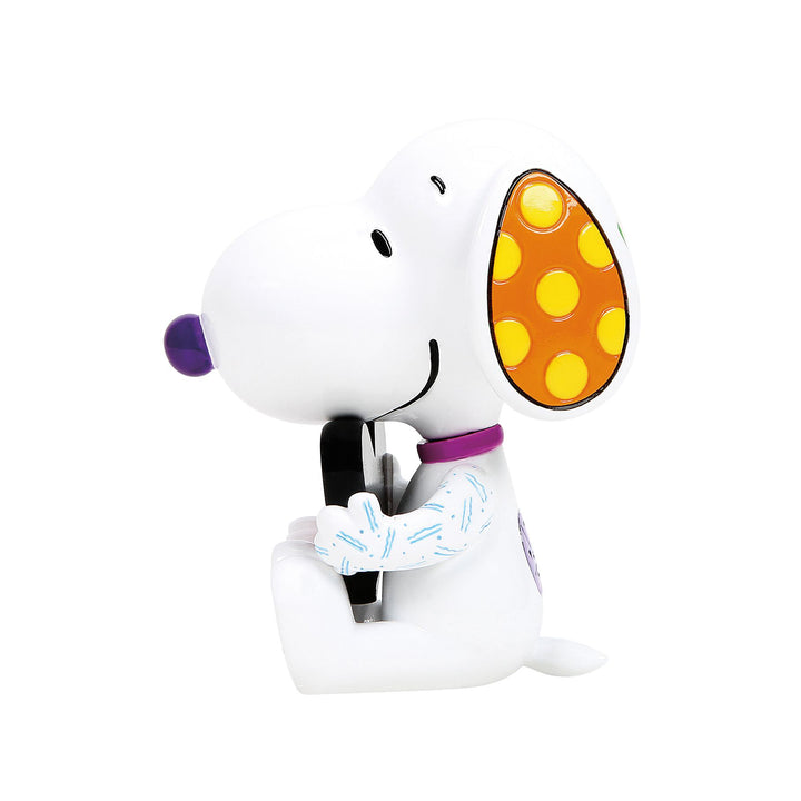 Peanuts Britto: Snoopy With Heart Miniature Figurine sparkle-castle
