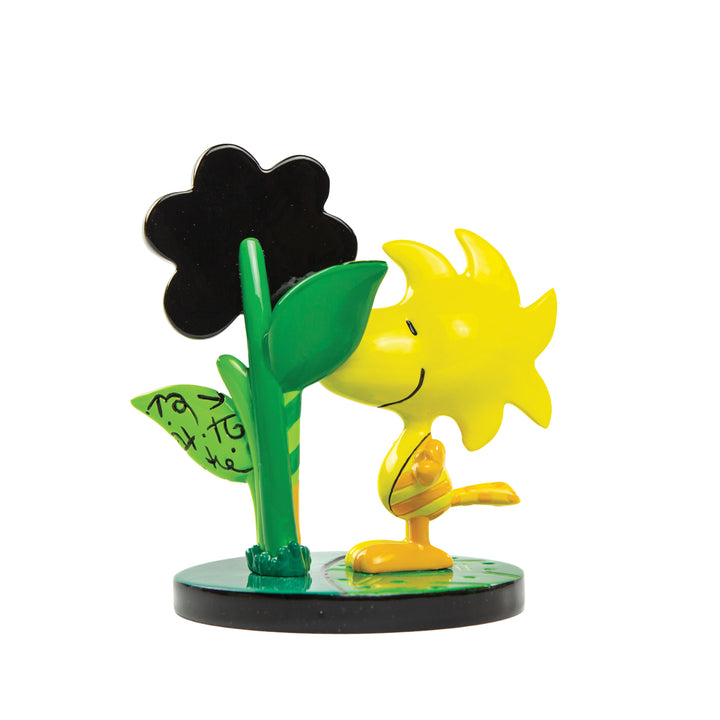 Peanuts Britto: Woodstock With Flower Miniature Figurine sparkle-castle