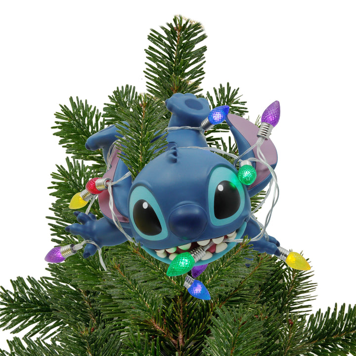 Disney Showcase: Stitch Lit Tree Topper sparkle-castle
