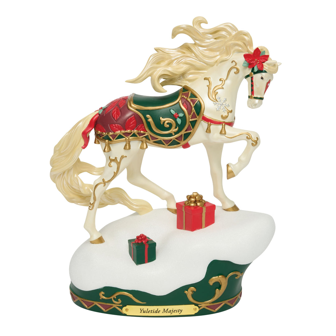 Trail of Painted Ponies: Yuletide Majesty Figurine Limited Edition sparkle-castle