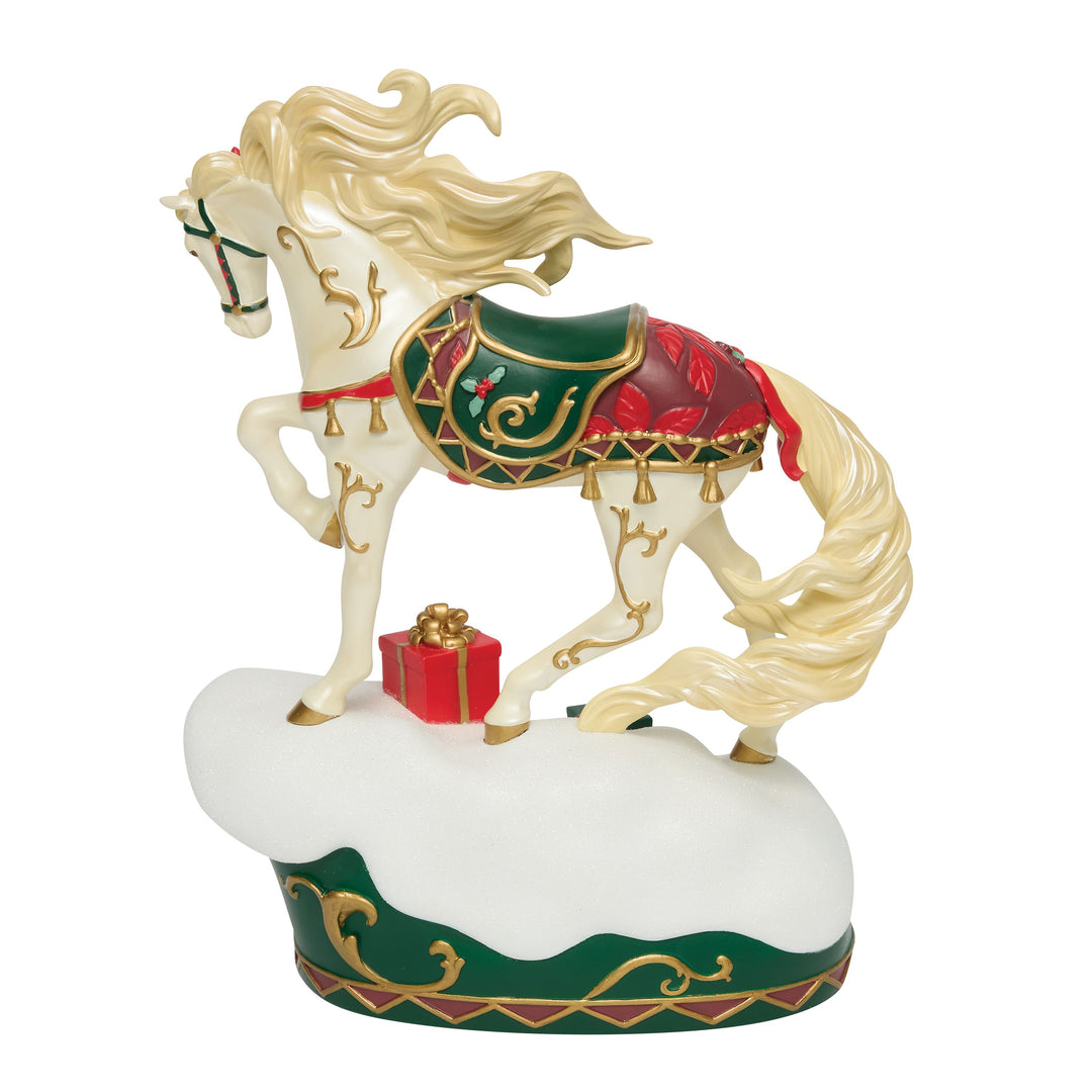 Trail of Painted Ponies: Yuletide Majesty Figurine Limited Edition sparkle-castle