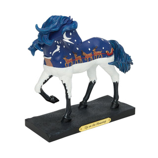 Trail of Painted Ponies: Up on the Housetop Figurine Limited Edition sparkle-castle