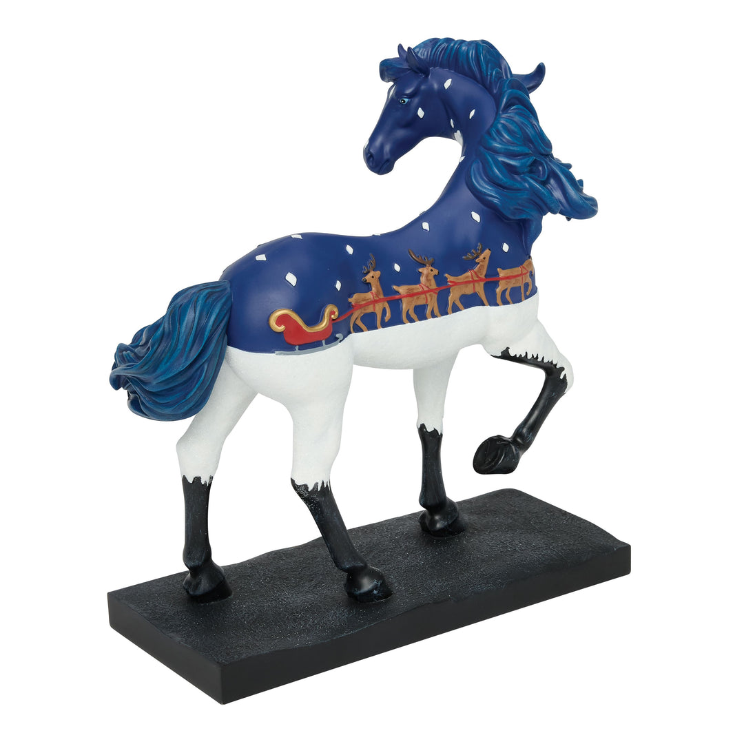 Trail of Painted Ponies: Up on the Housetop Figurine Limited Edition sparkle-castle