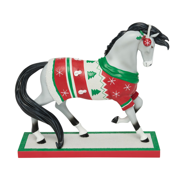 Trail of Painted Ponies: Christmas Sweater Figurine Limited Edition sparkle-castle