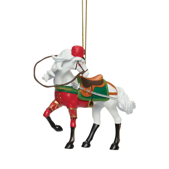 Trail of Painted Ponies: Nutcracker Toy Soldier Hanging Ornament sparkle-castle