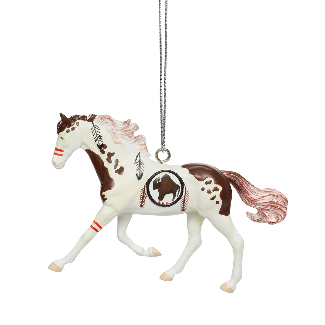 Trail of Painted Ponies: Medicine Hat Hanging Ornament sparkle-castle