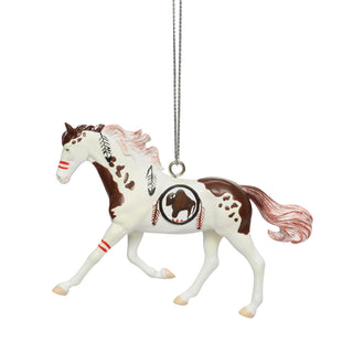 Trail of Painted Ponies: Medicine Hat Hanging Ornament sparkle-castle
