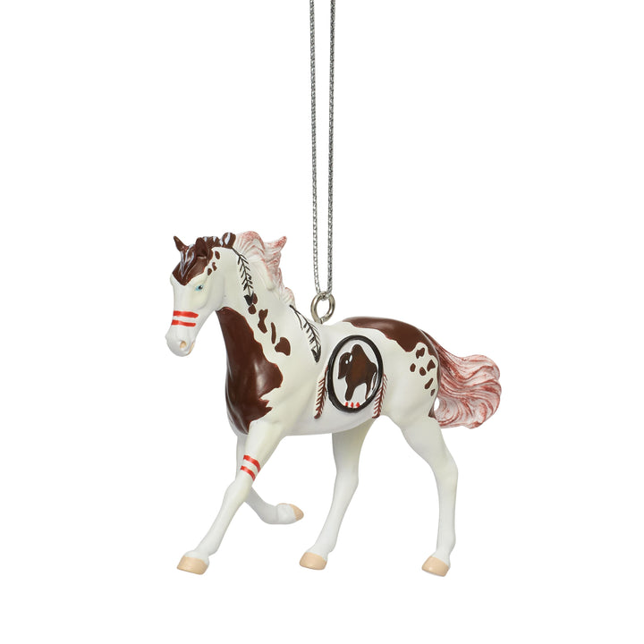 Trail of Painted Ponies: Medicine Hat Hanging Ornament sparkle-castle
