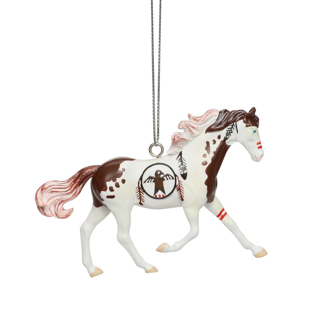 Trail of Painted Ponies: Medicine Hat Hanging Ornament sparkle-castle
