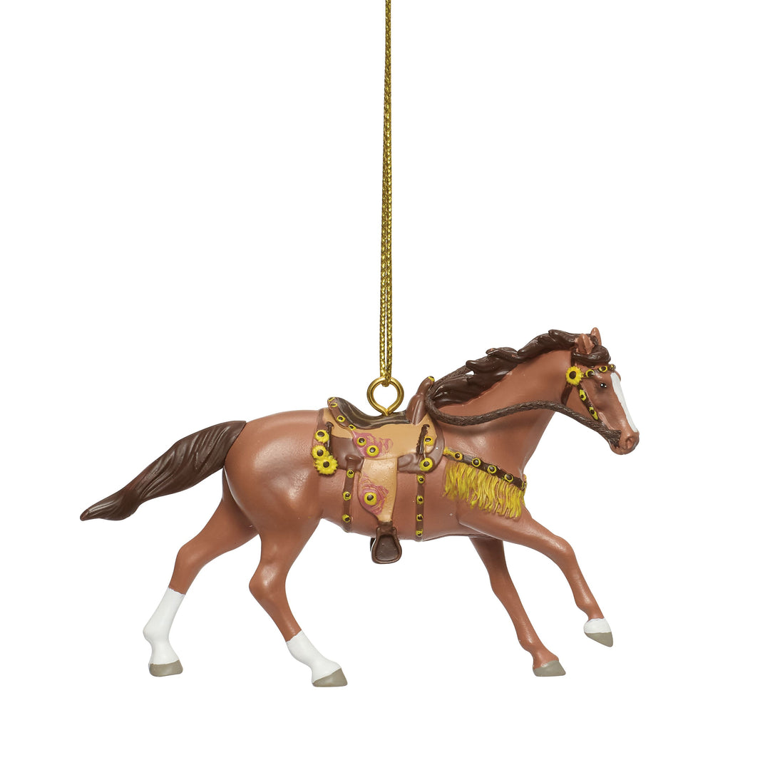 Trail of Painted Ponies: Sunflower Sorrel Hanging Ornament sparkle-castle