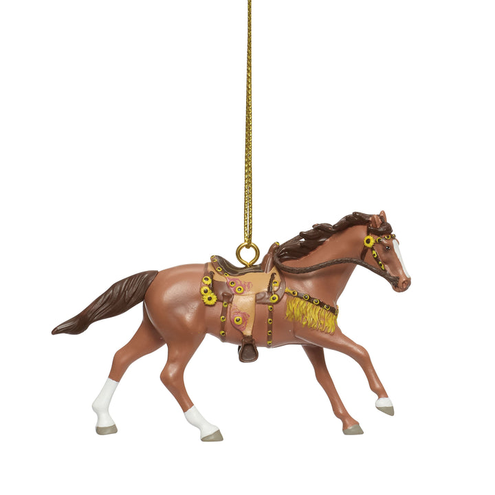 Trail of Painted Ponies: Sunflower Sorrel Hanging Ornament sparkle-castle