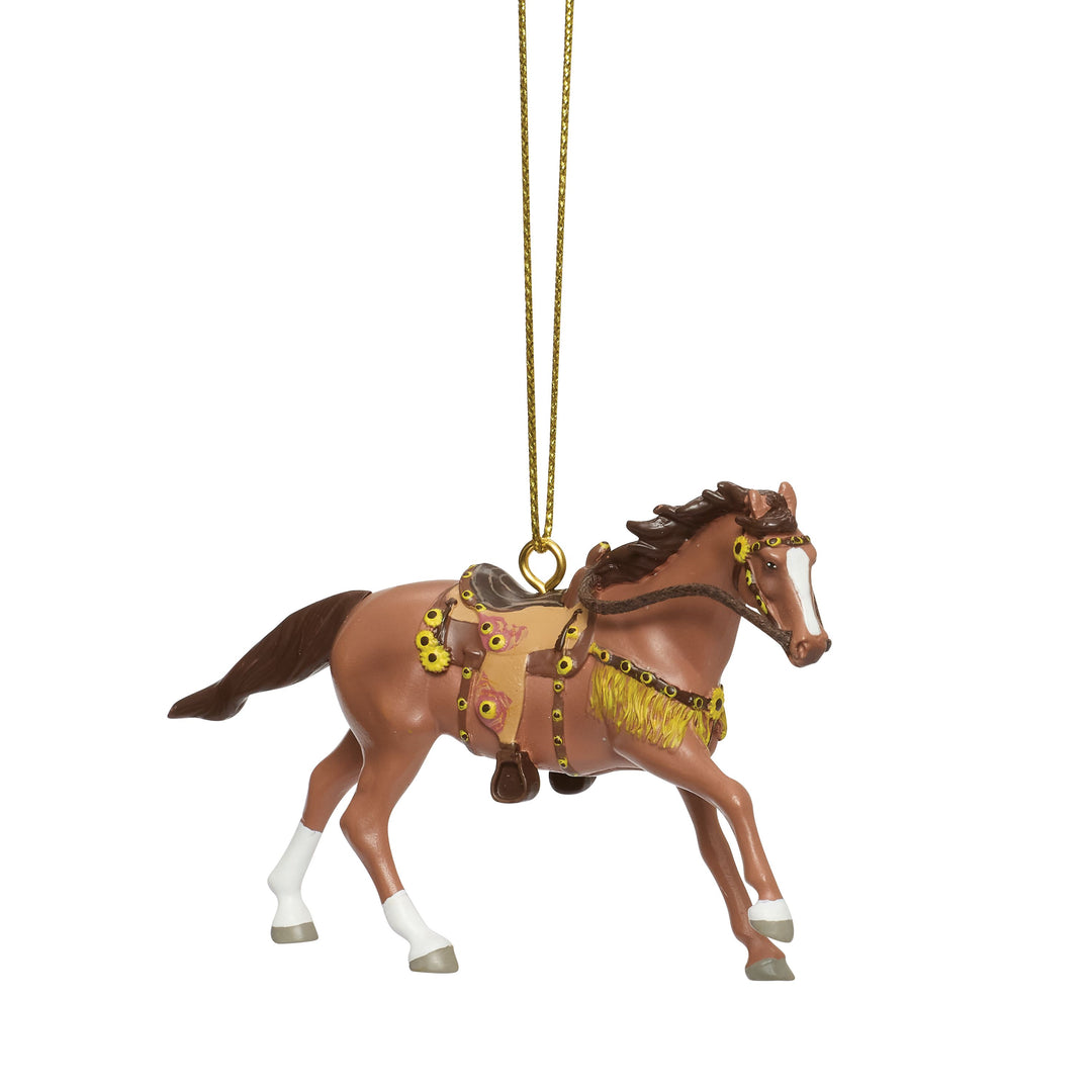 Trail of Painted Ponies: Sunflower Sorrel Hanging Ornament sparkle-castle