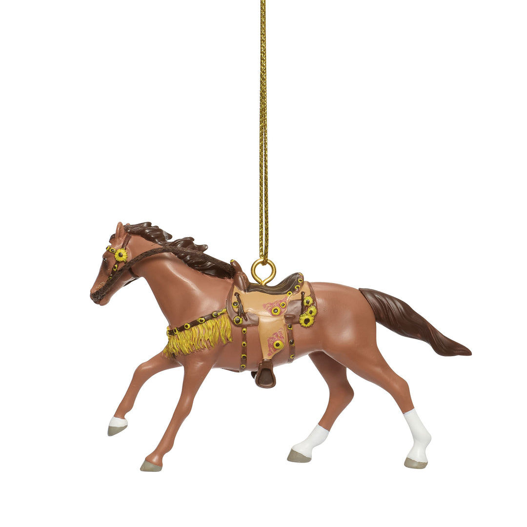 Trail of Painted Ponies: Sunflower Sorrel Hanging Ornament sparkle-castle