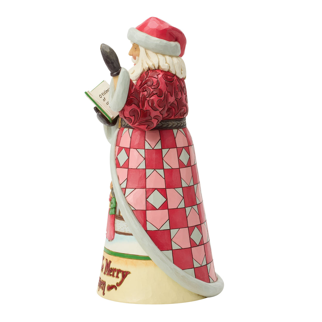 Jim Shore Heartwood Creek: 20th Annual Caroling Santa God Rest Ye Merry Gentlemen Figurine sparkle-castle