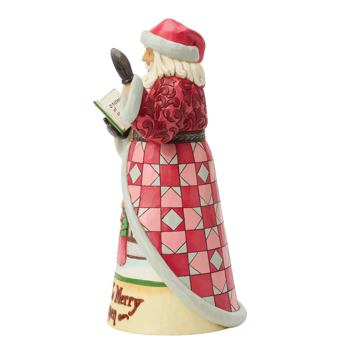 Jim Shore Heartwood Creek: 20th Annual Caroling Santa God Rest Ye Merry Gentlemen Figurine sparkle-castle
