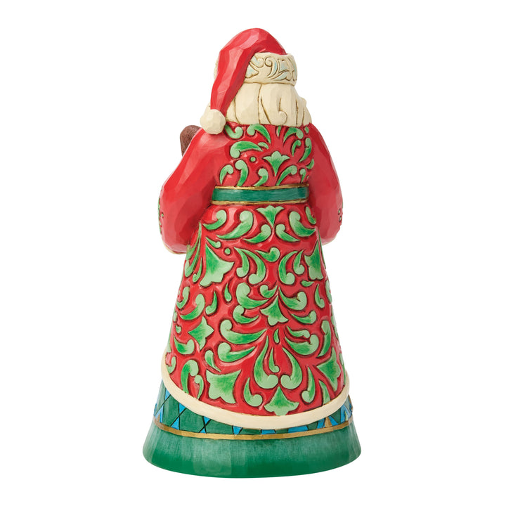 Jim Shore Heartwood Creek: Santa With Rescue Pets Figurine sparkle-castle