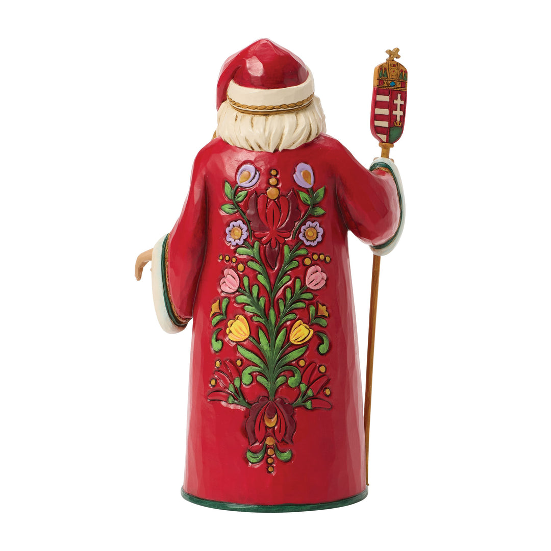 Jim Shore Heartwood Creek: Hungarian Santa Figurine sparkle-castle