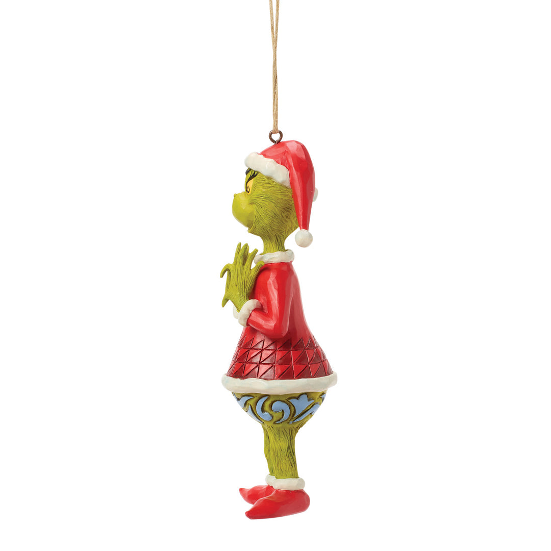 Jim Shore The Grinch: Grinch With Heart Hands Hanging Ornament sparkle-castle