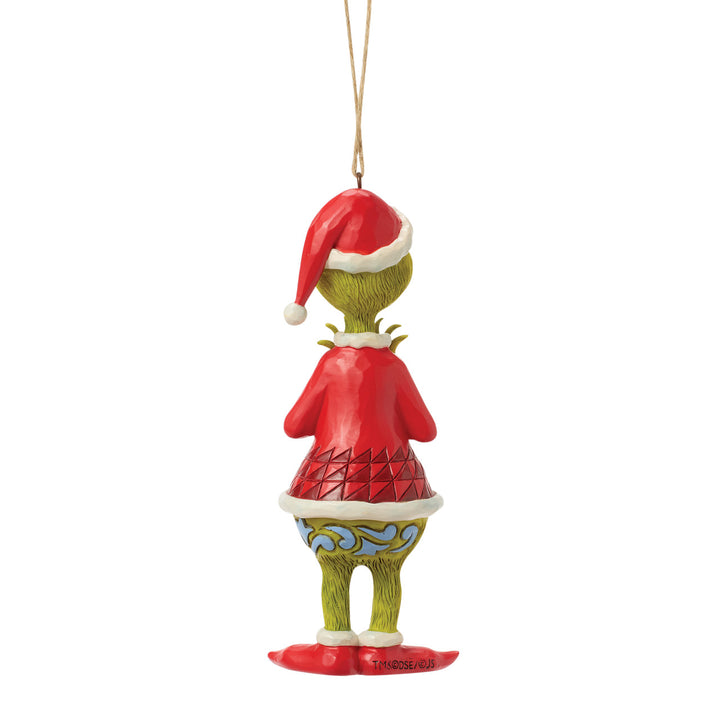 Jim Shore The Grinch: Grinch With Heart Hands Hanging Ornament sparkle-castle