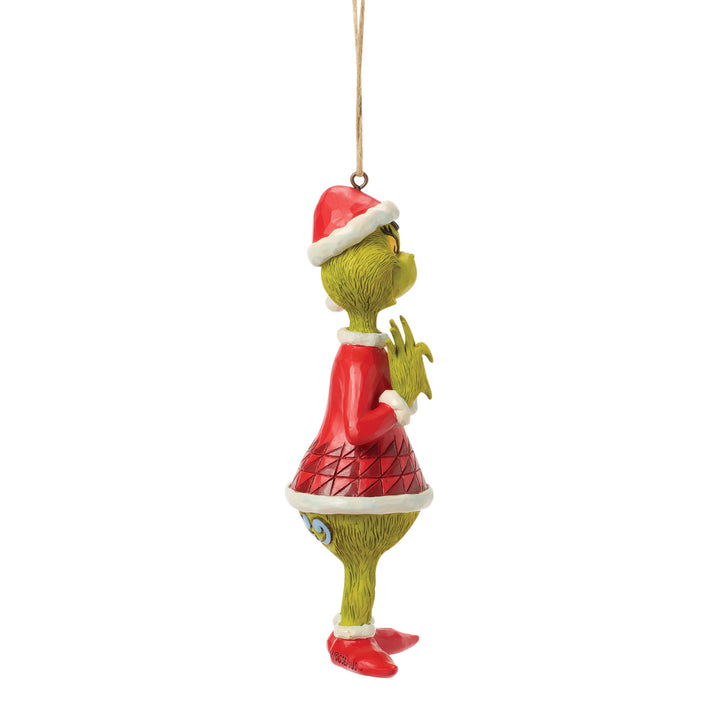 Jim Shore The Grinch: Grinch With Heart Hands Hanging Ornament sparkle-castle