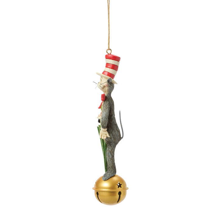 Jim Shore Dr. Seuss: Cat In The Hat Hanging Ornament sparkle-castle