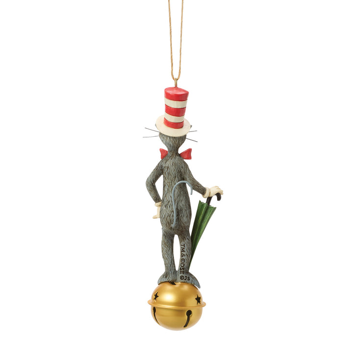 Jim Shore Dr. Seuss: Cat In The Hat Hanging Ornament sparkle-castle
