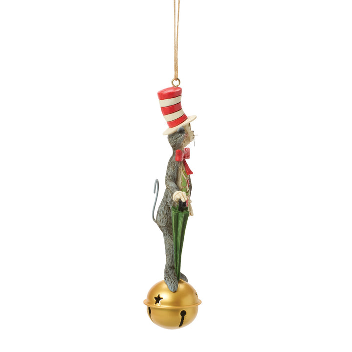 Jim Shore Dr. Seuss: Cat In The Hat Hanging Ornament sparkle-castle