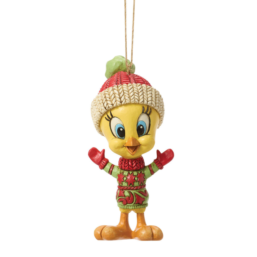 Jim Shore Looney Tunes: Tweety Hanging Ornament sparkle-castle