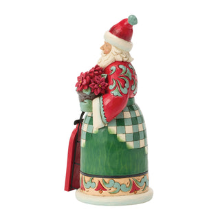 Jim Shore Heartwood Creek: Highland Glen Santa With Sled Figurine sparkle-castle