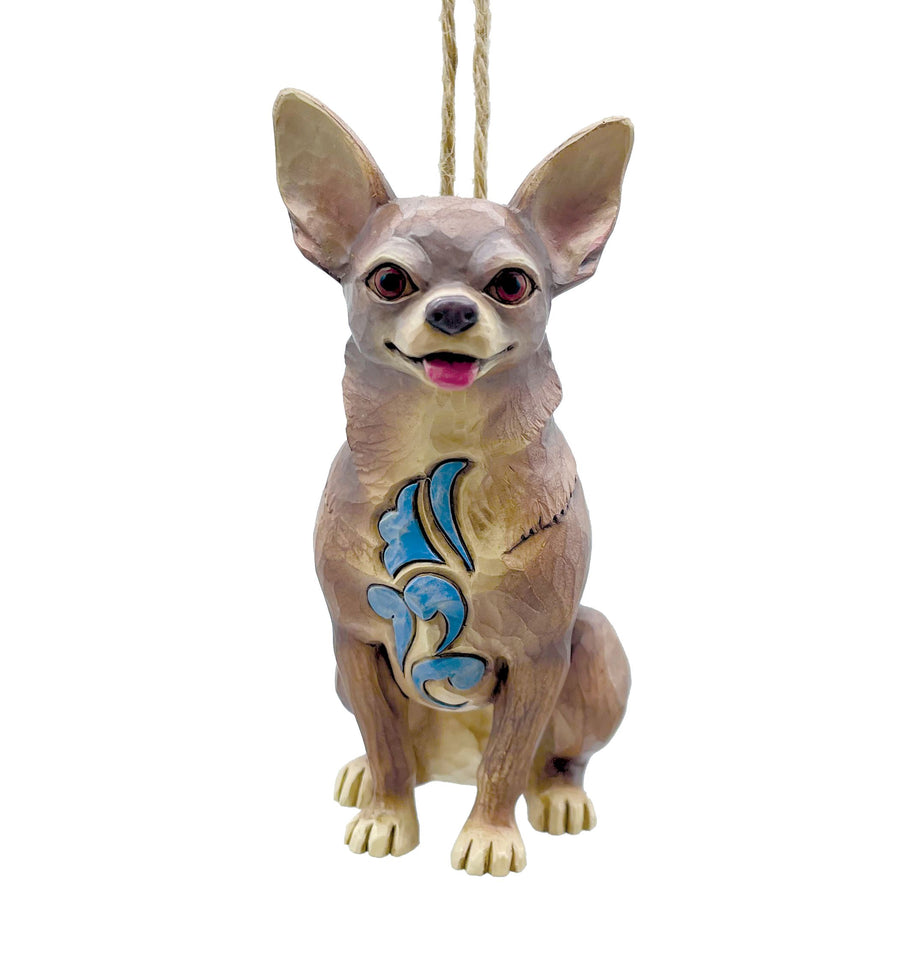 Jim Shore Heartwood Creek: Chihuahua Dog Hanging Ornament sparkle-castle