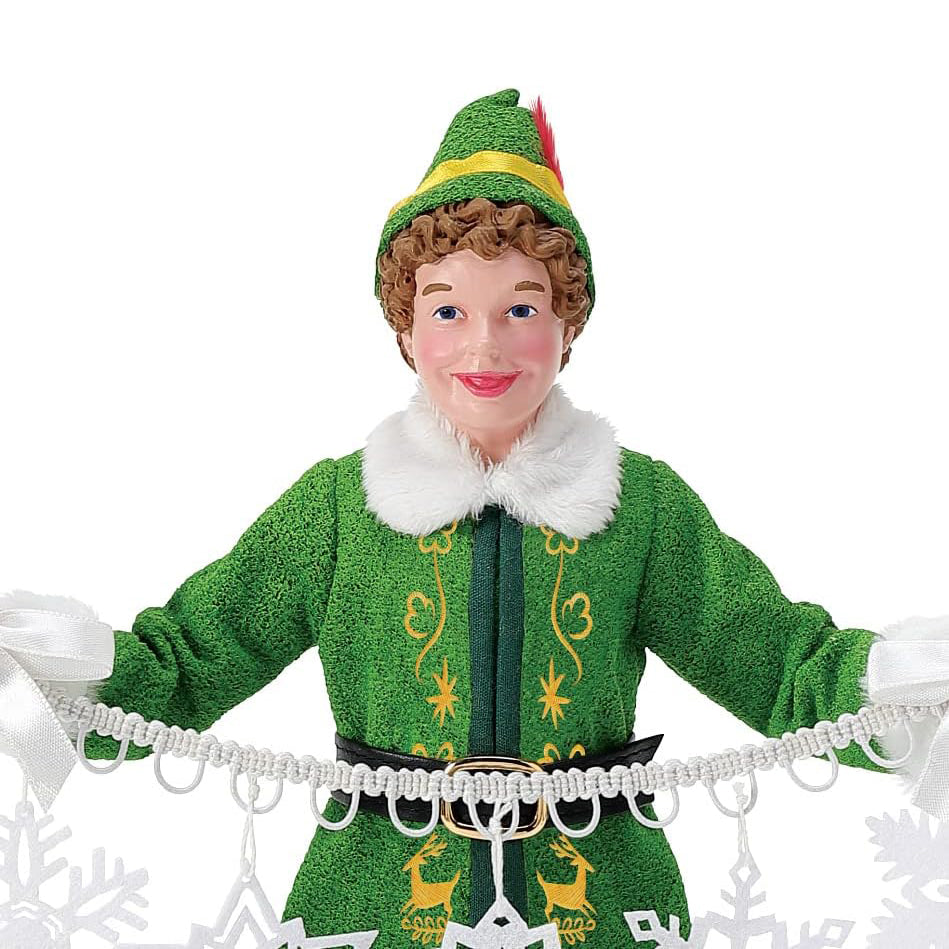 Department 56 Possible Dreams: Buddy the Elf Making Snowflakes Figurine sparkle-castle