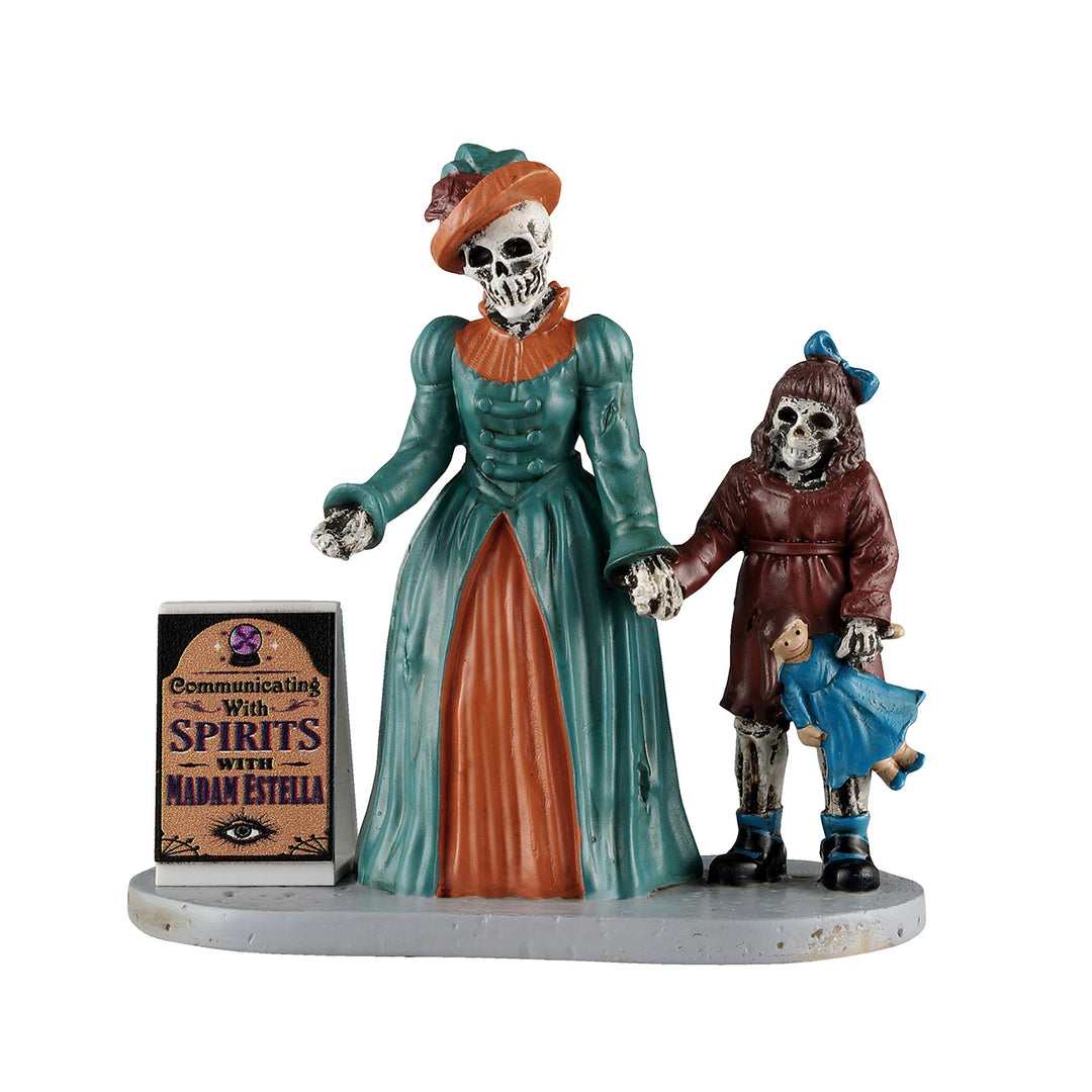 Lemax Spooky Town Halloween Village Accessory: Seance Vendor sparkle-castle
