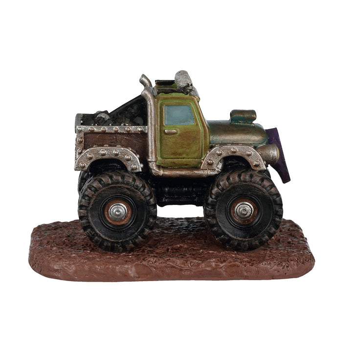 Lemax Spooky Town Halloween Village Accessory: Wretched Wreck Monster Truck sparkle-castle