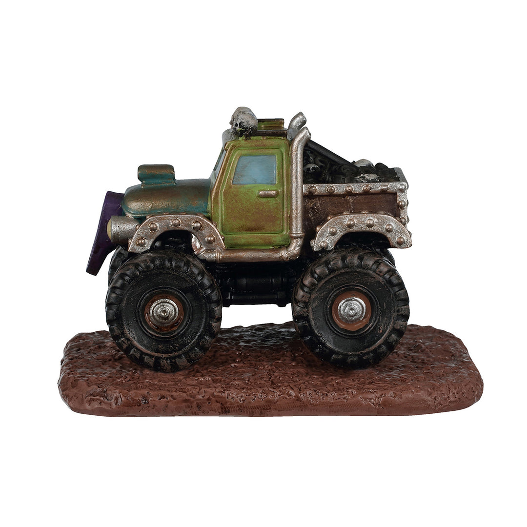 Lemax Spooky Town Halloween Village Accessory: Wretched Wreck Monster Truck sparkle-castle