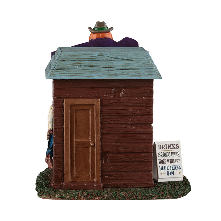 Lemax Spooky Town Halloween Village Accessory: Full Moon Bar sparkle-castle