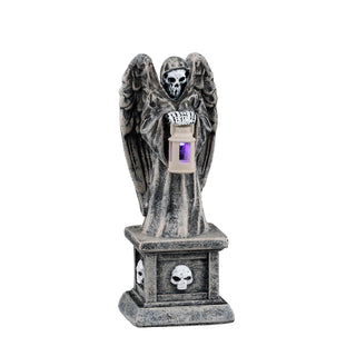 Lemax Spooky Town Halloween Village Accessory: Cemetery Sentinal sparkle-castle