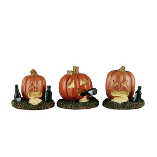 Lemax Spooky Town Halloween Village Accessory: Jolly Pumpkins, Set of 3 sparkle-castle