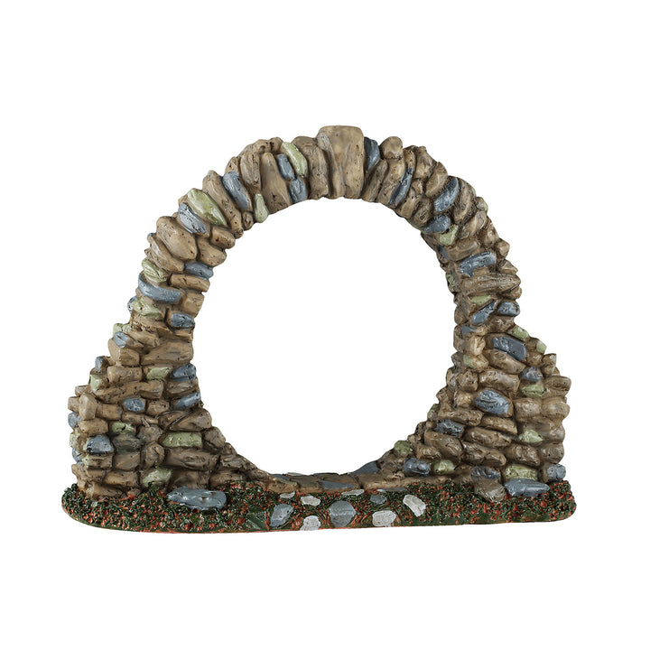 Lemax Spooky Town Halloween Village Accessory: Moon Gateway sparkle-castle