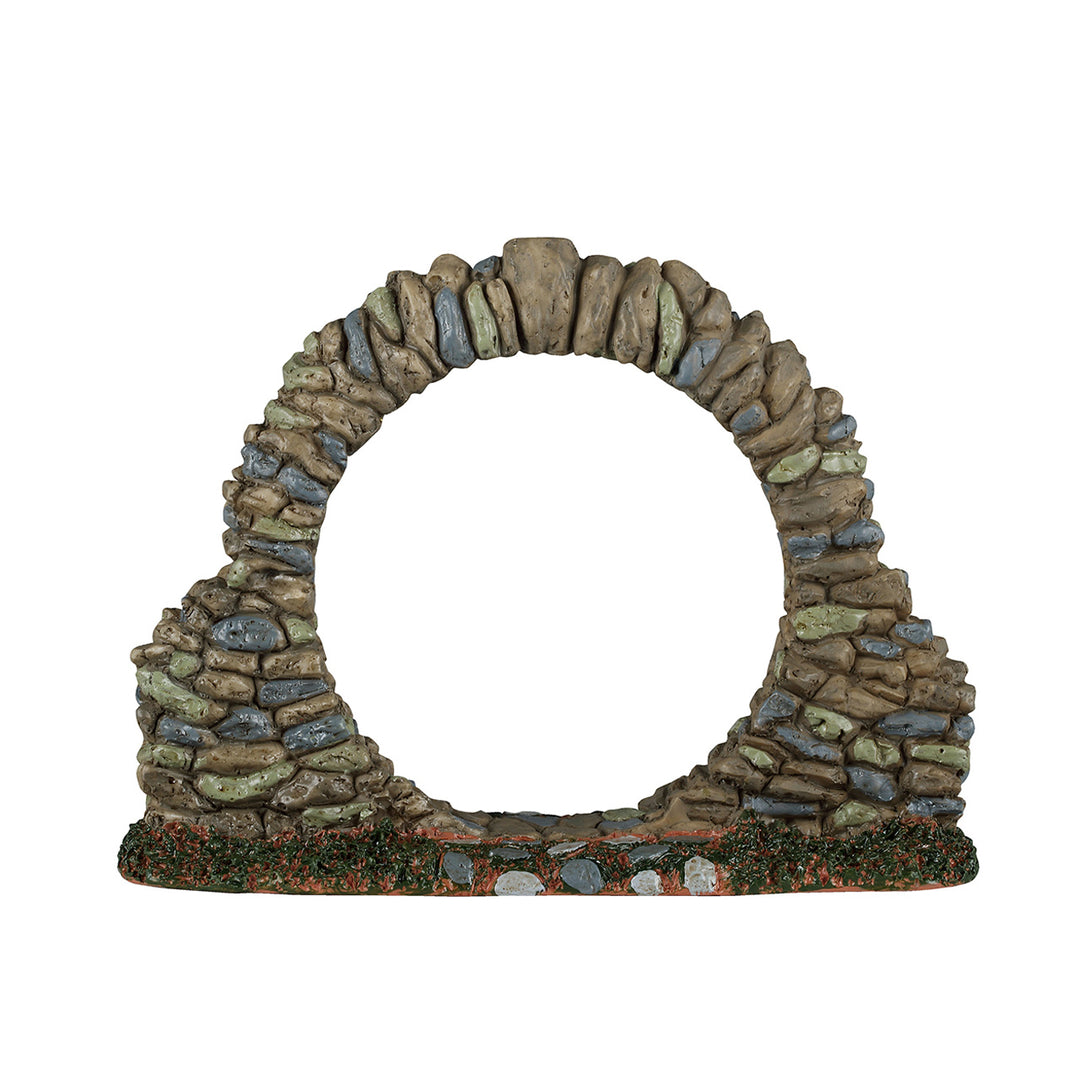 Lemax Spooky Town Halloween Village Accessory: Moon Gateway sparkle-castle