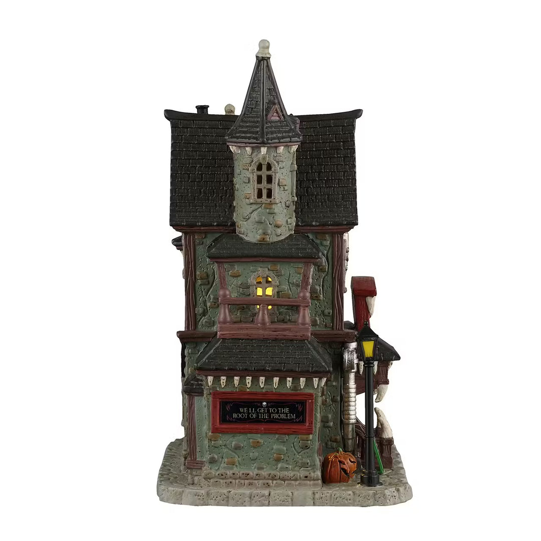 Lemax Spooky Town Halloween Village: Frightful Fangs Dentistry sparkle-castle