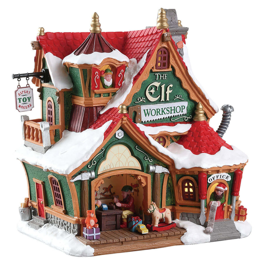 Lemax Santa's Wonderland Village: The Elf Workshop sparkle-castle