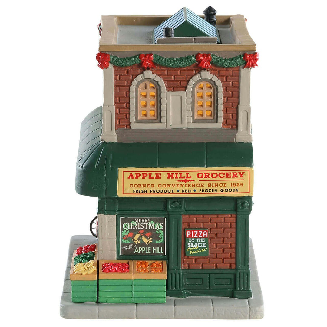 Lemax Harvest Crossing Village: Apple Hill Grocery sparkle-castle