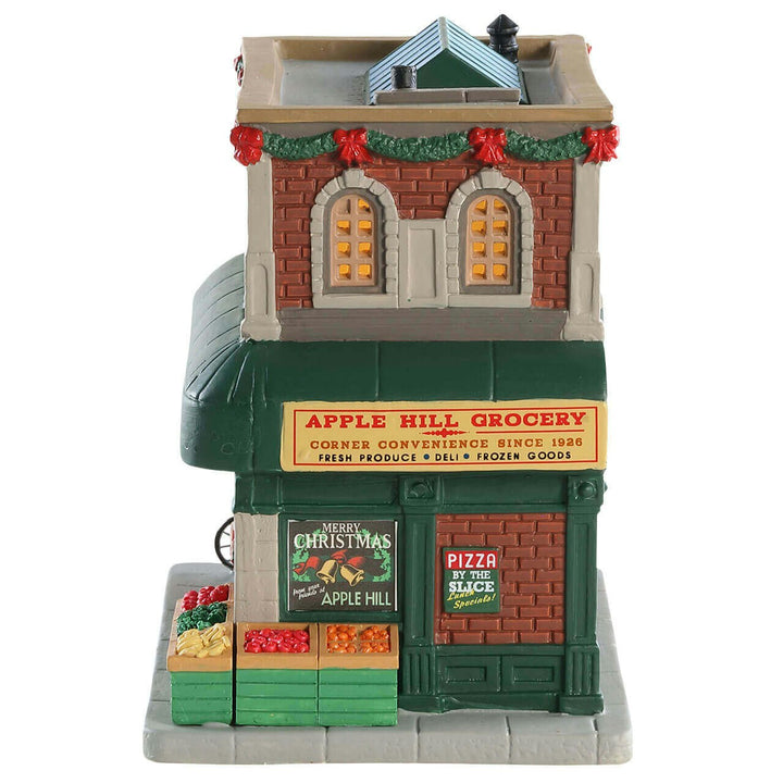 Lemax Harvest Crossing Village: Apple Hill Grocery sparkle-castle