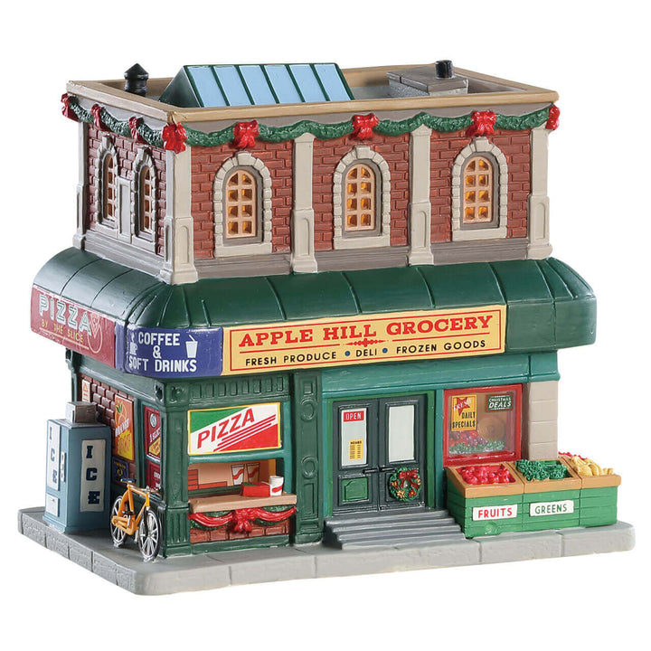 Lemax Harvest Crossing Village: Apple Hill Grocery sparkle-castle