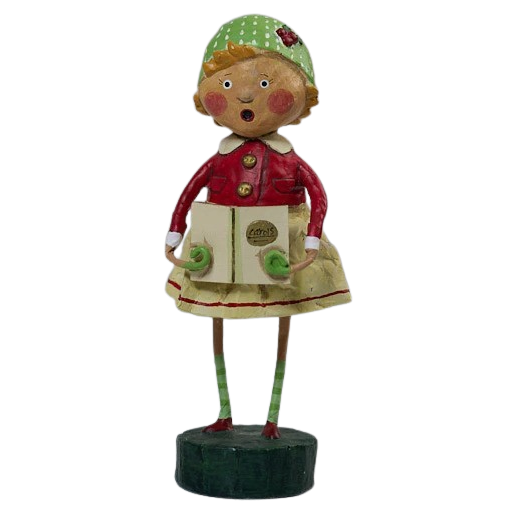 Lori Mitchell Christmas Collection: Holly Comes A Caroling Figurine sparkle-castle
